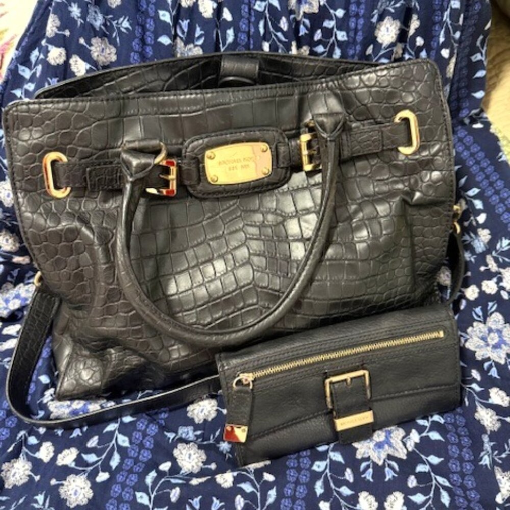 Michael Kors Croc Bag - Picture 1 of 4